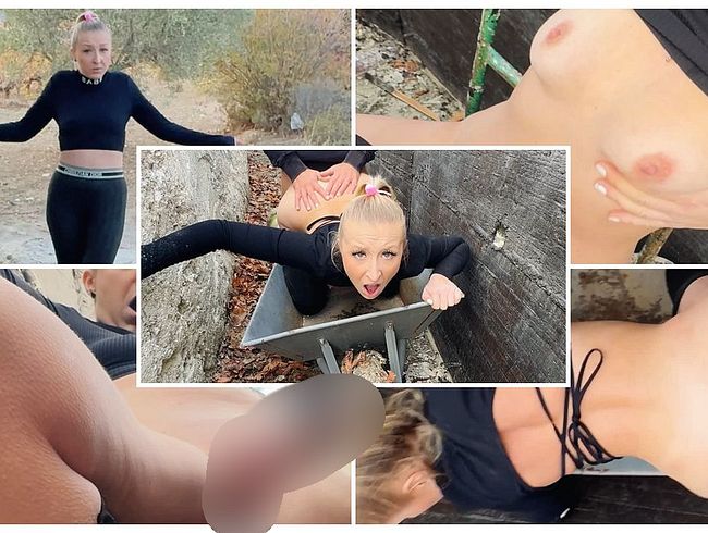 Taiga_LaLoca Porno Video: Extrem Public fi** – er fi**t mich mitten auf der Baustelle in seiner dreckigen Schubkarre